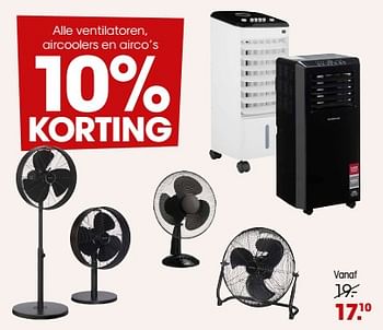 Promoties Alle ventilatoren, aircoolers en airco’s - Huismerk - Kwantum - Geldig van 19/06/2023 tot 02/07/2023 bij Kwantum