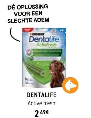 Promoties Dentalife active fresh - Purina - Geldig van 01/05/2023 tot 30/06/2023 bij Tom&Co