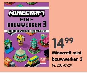 Promoties Minecraft mini bouwwerken 3 - Huismerk - Fun - Geldig van 14/06/2023 tot 26/06/2023 bij Fun