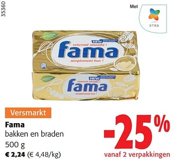 Promoties Fama bakken en braden - Fama - Geldig van 14/06/2023 tot 27/06/2023 bij Colruyt