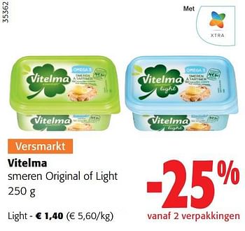 Promoties Vitelma smeren light - Vitelma - Geldig van 14/06/2023 tot 27/06/2023 bij Colruyt