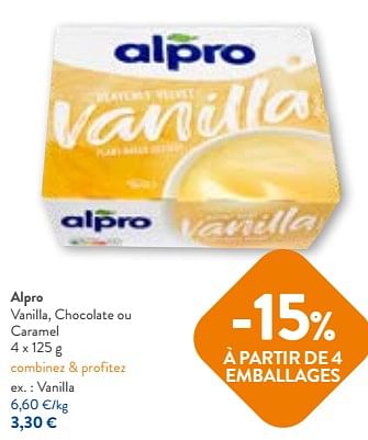 Promotions Alpro vanilla - Alpro - Valide de 14/06/2023 à 27/06/2023 chez OKay