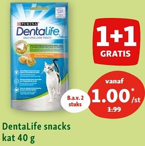 Promoties Dentalife snacks kat - Purina - Geldig van 19/06/2023 tot 24/06/2023 bij Maxi Zoo