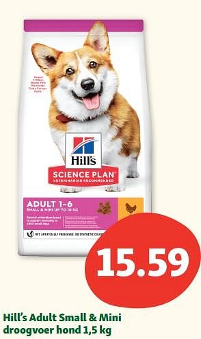 Promoties Hill’s adult small + mini droogvoer hond - Hill's - Geldig van 19/06/2023 tot 24/06/2023 bij Maxi Zoo