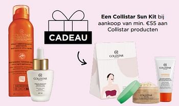 Promotions Cadeau collistar sun kit bij aankoop van min. €55 aan collistar producten - Collistar - Valide de 19/06/2023 à 25/06/2023 chez ICI PARIS XL