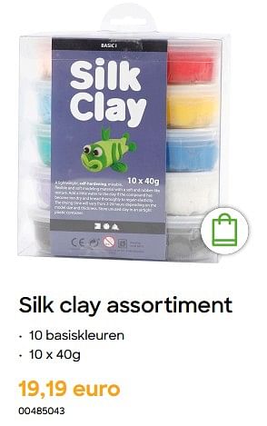 Promoties Silk clay assortiment - Huismerk - Ava - Geldig van 16/06/2023 tot 01/10/2023 bij Ava