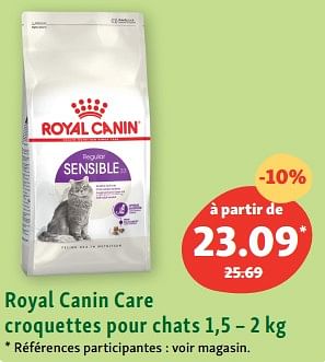 Promotions Royal canin care croquettes pour chats - Royal Canin - Valide de 26/06/2023 à 01/07/2023 chez Maxi Zoo