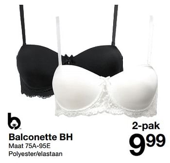 Promoties Balconette bh - Huismerk - Zeeman  - Geldig van 17/06/2023 tot 30/06/2023 bij Zeeman