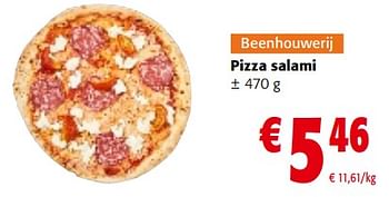 Promoties Pizza salami - Huismerk - Colruyt - Geldig van 14/06/2023 tot 27/06/2023 bij Colruyt