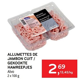 Promotions Allumettes de jambon cuit alvo - Produit maison - Alvo - Valide de 28/06/2023 à 11/07/2023 chez Alvo