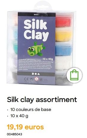 Promotions Silk clay assortiment - Produit Maison - Ava - Valide de 16/06/2023 à 01/10/2023 chez Ava
