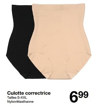 Promotions Culotte correctrice - Produit maison - Zeeman  - Valide de 17/06/2023 à 30/06/2023 chez Zeeman