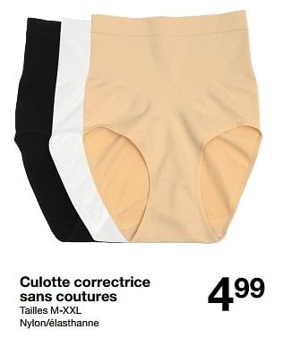Promotions Culotte correctrice sans coutures - Produit maison - Zeeman  - Valide de 17/06/2023 à 30/06/2023 chez Zeeman