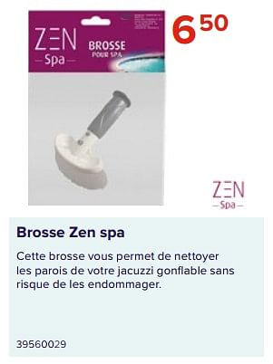 Promoties Brosse zen spa - Zen Spa - Geldig van 09/06/2023 tot 31/08/2023 bij Euro Shop