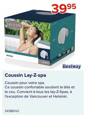 Promotions Coussin lay-z-spa - BestWay - Valide de 09/06/2023 à 31/08/2023 chez Euro Shop