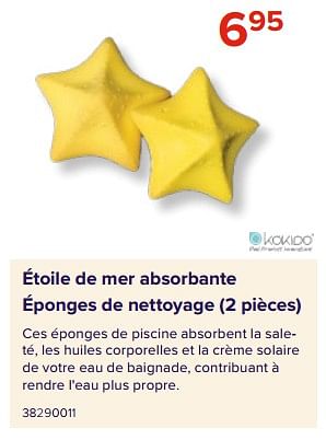 Promotions Étoile de mer absorbante éponges de nettoyage - Kokido - Valide de 09/06/2023 à 31/08/2023 chez Euro Shop