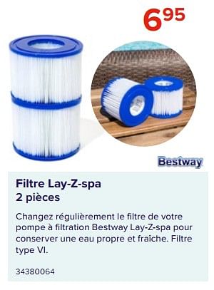 Promotions Filtre lay-z-spa - BestWay - Valide de 09/06/2023 à 31/08/2023 chez Euro Shop