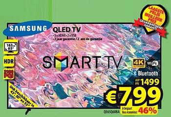 Promotions Samsung qled tv qe65q60ba - Samsung - Valide de 21/06/2023 à 30/06/2023 chez ElectroStock