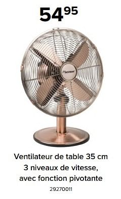 Promotions Bestron ventilateur de table - Bestron - Valide de 09/06/2023 à 31/08/2023 chez Euro Shop