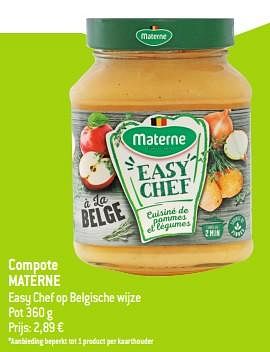 Promoties Compote materne - Materne - Geldig van 21/06/2023 tot 27/06/2023 bij Smatch