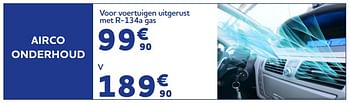 Promoties Airco onderhoud voor voertuigen uitgerust met r-134a gas - Huismerk - Auto 5  - Geldig van 21/06/2023 tot 22/08/2023 bij Auto 5