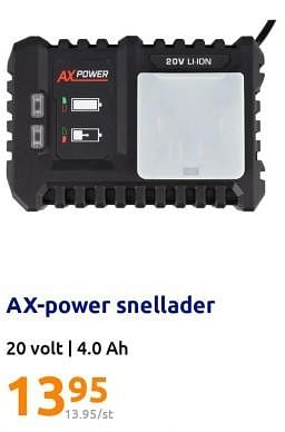 Promoties Ax-power snellader - AX Power - Geldig van 21/06/2023 tot 27/06/2023 bij Action