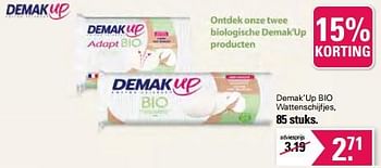 Promoties Demak’up bio wattenschijfjes - Demak'Up - Geldig van 21/06/2023 tot 08/07/2023 bij De Online Drogist