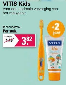 Promoties Tandenborstel - Vitis - Geldig van 21/06/2023 tot 08/07/2023 bij De Online Drogist