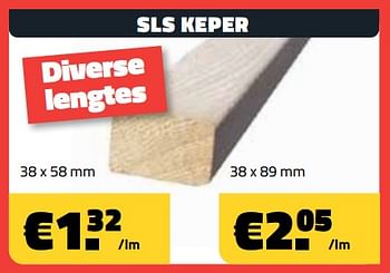 Promoties Sls keper - Huismerk - Bouwcenter Frans Vlaeminck - Geldig van 03/07/2023 tot 31/07/2023 bij Bouwcenter Frans Vlaeminck