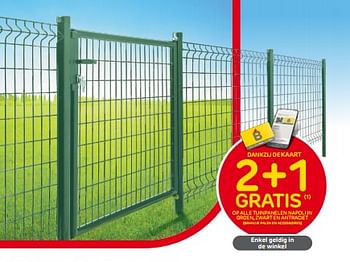 Promoties 2+1 gratis op alle tuinpanelen napoli in groen, zwart en antraciet - Huismerk - Brico - Geldig van 28/06/2023 tot 17/07/2023 bij Brico