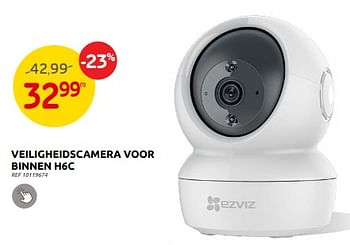 Promoties Ezviz veiligheidscamera voor binnen h6c - Ezviz - Geldig van 28/06/2023 tot 17/07/2023 bij Brico