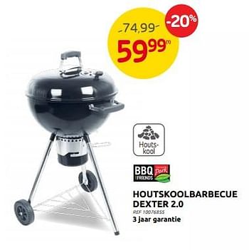 Promoties Houtskoolbarbecue dexter 2.0 - BBQ & Friends  - Geldig van 28/06/2023 tot 17/07/2023 bij Brico