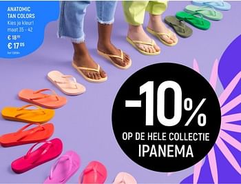 Promotions Anatomic tan colors - Ipanema - Valide de 22/06/2023 à 24/07/2023 chez Freetime