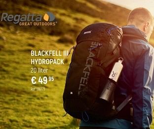 Promoties Blackfell hydropack - Regatta - Geldig van 22/06/2023 tot 24/07/2023 bij Freetime