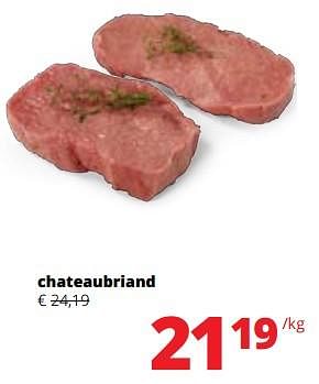 Promoties Chateaubriand - Huismerk - Spar Retail - Geldig van 29/06/2023 tot 12/07/2023 bij Spar (Colruytgroup)