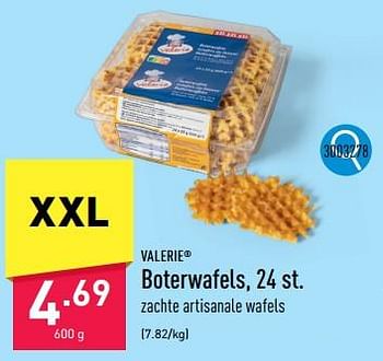 Promoties Boterwafels - Valerie - Geldig van 05/07/2023 tot 14/07/2023 bij Aldi