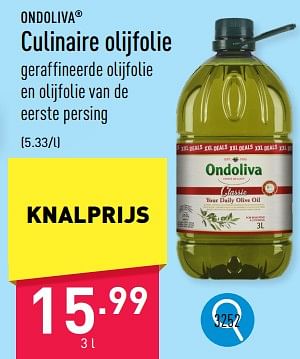 Promoties Culinaire olijfolie - Ondoliva - Geldig van 05/07/2023 tot 14/07/2023 bij Aldi