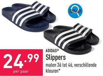 Handig pensioen Rang Adidas Slippers - Promotie bij Aldi