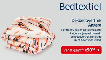 Promoties Dekbedovertrek angera - Huismerk - Sleeplife - Geldig van 01/07/2023 tot 31/07/2023 bij Sleeplife