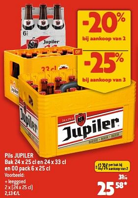 Promoties Pils jupiler - Jupiler - Geldig van 28/06/2023 tot 04/07/2023 bij Smatch