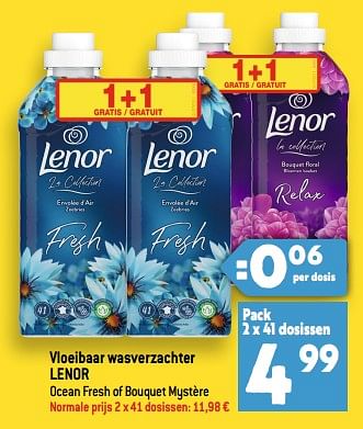 Promoties Vloeibaar wasverzachter lenor - Lenor - Geldig van 28/06/2023 tot 04/07/2023 bij Smatch