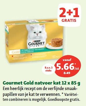 Promoties Gourmet gold natvoer kat - Purina - Geldig van 05/07/2023 tot 12/07/2023 bij Maxi Zoo