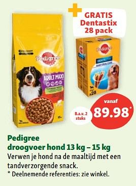 Promoties Pedigree droogvoer hond - Pedigree - Geldig van 05/07/2023 tot 12/07/2023 bij Maxi Zoo