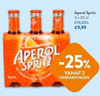 Promoties Aperol spritz - Aperol - Geldig van 28/06/2023 tot 11/07/2023 bij OKay