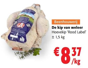 Promoties De kip van weleer hoevekip rood label - Huismerk - Colruyt - Geldig van 28/06/2023 tot 11/07/2023 bij Colruyt