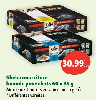 Promotions Sheba nourriture humide pour chats - Sheba - Valide de 05/07/2023 à 12/07/2023 chez Maxi Zoo