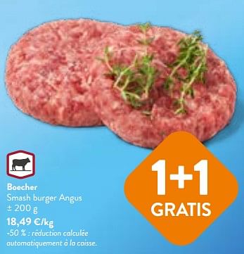 Promotions Boecher smash burger angus - Huismerk - Okay Buurtwinkels - Valide de 28/06/2023 à 11/07/2023 chez OKay