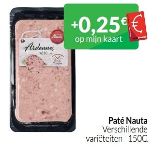 Promoties Paté nauta - Nauta - Geldig van 01/07/2023 tot 31/07/2023 bij Intermarche