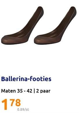 Promoties Ballerina-footies - Huismerk - Action - Geldig van 28/06/2023 tot 04/07/2023 bij Action