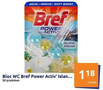 Promotions Bloc wc bref power activ` islan - Bref - Valide de 28/06/2023 à 04/07/2023 chez Action